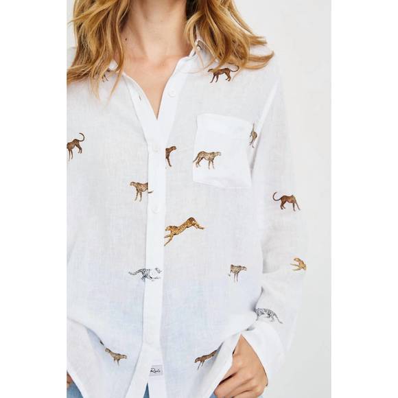 NEW RAILS charli top in safari cheetah - Picture 4 of 4